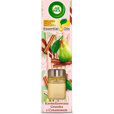 Air Wick esenciálne oleje vonné tyčinky Karamelizovaná hruška so škoricou 40 ml