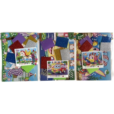 Cbpap Mozaikové obrázky 25,5 x 18,5cm mix 12ks v balení