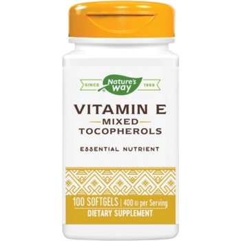 Image 1 of Nature's Way Vitamin E 400 IU | Mixed Tocopherols [100 капсули]