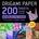 Tuttle Publishing Origami Paper 200 sheets Marbled Patterns 6" (15 cm) | Tuttle Publishing