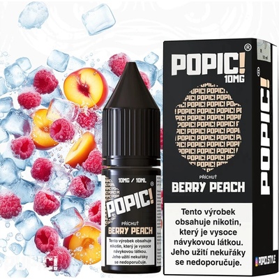 Popič! Salt Berry Peach 10 ml 20 mg