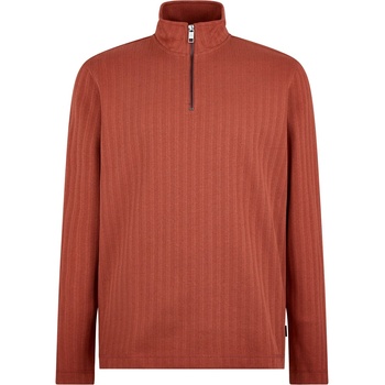 Image 1 of Ted Baker Блуза с яка Ted Baker Men's Short-Sleeve Zipped Polo Shirt - Dk-Orange