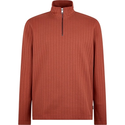 Ted Baker Блуза с яка Ted Baker Men's Short-Sleeve Zipped Polo Shirt - Dk-Orange