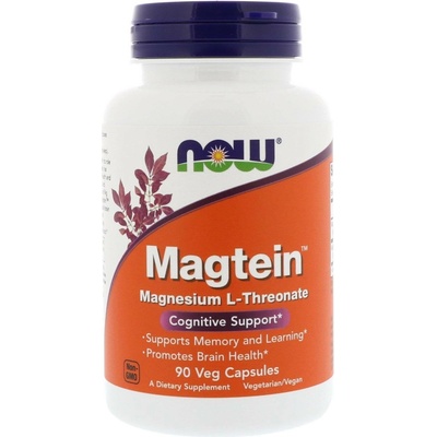 Now Foods Magtein Magnesium hořčík L-treonát 90 rostlinných kapslí