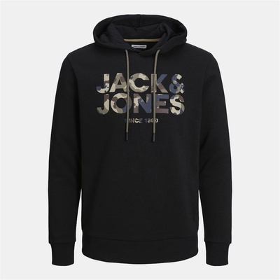 JACK & JONES Суичър Jack and Jones James Hoodie - Black