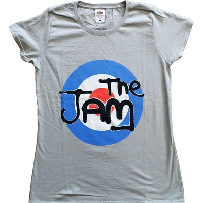 The Jam Tričko Spray Target Logo Žena Šedá