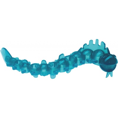 Comfy hračka TOY SNACKY WORM tyrkys 22 x 8 cm