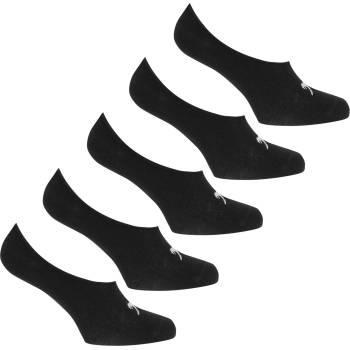 Slazenger Дамски чорапи Slazenger Invisible 5 Pack Socks Ladies - Black