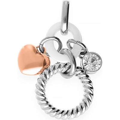 MPM Dámský ocelový rose gold nerezový přívěsek 7280 stříbrnorůžové barvy SPD.7280