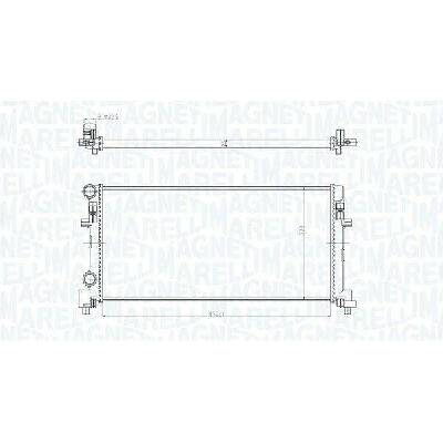 Chladič, chlazení motoru MAGNETI MARELLI 350213166200