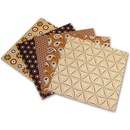 Folia 466/1010 Origami papír Basics 80 g/m2 10 x 10 cm 50 archů hnědý