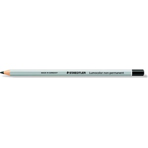 STAEDTLER Молив за маркиране, шестоъгълен, цялостен, миещ се (омнихром), STAEDTLER "Lumocolor 108", черен 108-9 (108-9)