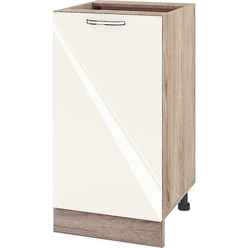 Image 1 of ИРИМ Долен кухненски шкаф Сити АРФ-Крийм гланц-11-28 45 см