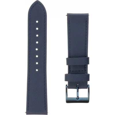 Fixed Leather Strap kožený remienok, šírka 20mm pre smartwatch, modrý FIXLST-20MM-BL