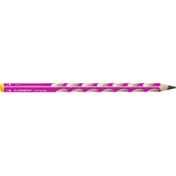 STABILO Графитен молив, HB, триъгълен, за лява ръка, STABILO, "EASYgraph", розов 321/01-HB-6 (321/01-HB-6)