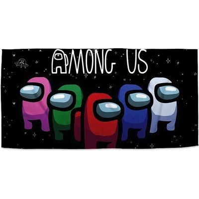 Sablio Uterák AMONG US Čierny vesmír 50 x 100 cm