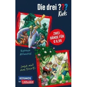 Die drei ? ? ? kids: Doppelband - Enthält die Bände: Rettet Atlantis! / Jagd auf das Dino-Ei | Ulf Blanck, Kim Schmidt, Stefanie Wegner (ISBN: 9783551319968)