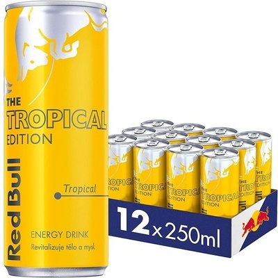 Red Bull Tropical edition tropické ovoce 12 × 250 ml