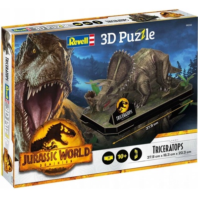 Revell 3D Puzzle Jurský svět Triceratops, 44 ks