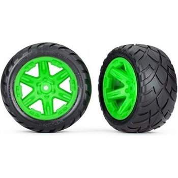 Traxxas колело 2.8", джанта RXT зелен, гума Anaconda (2WD задни) (2)