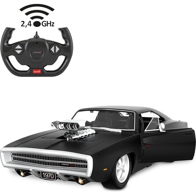 Jamara Dodge Charger R/T 1970 black 2,4GHz Manual door 1:16
