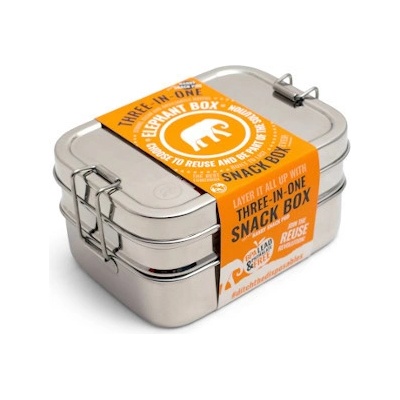 Elephant Box nerezový lunchbox 3v1 – Zbozi.Blesk.cz