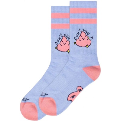 American Socks ponožky Don't give a shit modrá