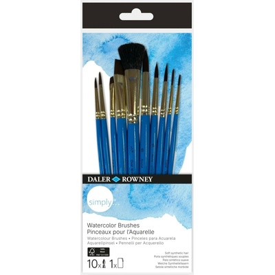Daler Rowney Súprava štetcov pre olejovú techniku SIMPLY, 10-dielna