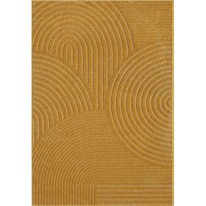 ESTE Килим в цвят жълта охра 120x170 cm Whirl - ESTE (02186A YELLOW)