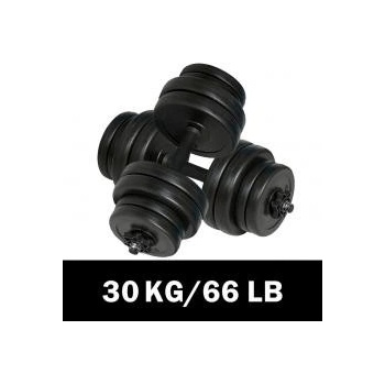 vidaXL Činky Dumbbell 2x15 kg