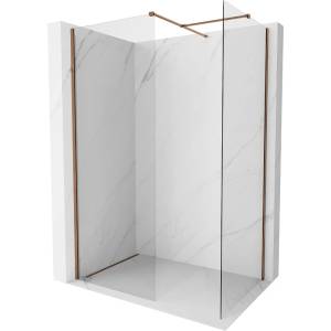 Mexen Kioto-X душ кабина тип Walk-in 160 x 100 см, прозрачна 10 мм, розово злато - 800-160-202-60-00-100-X (800-160-202-60-00-100-X)