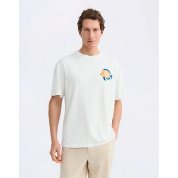 Thinking Mu Payaso Patch Aaron Tee White