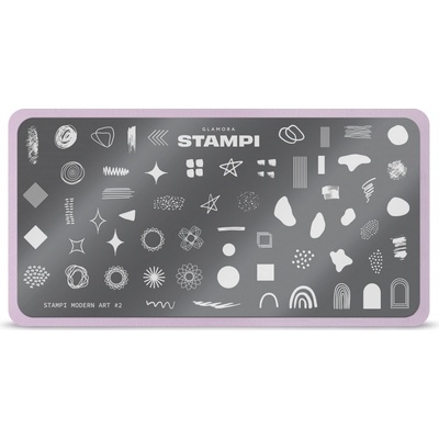 Glamora Stampi kovová destička MODERN ART 2 – Zboží Dáma