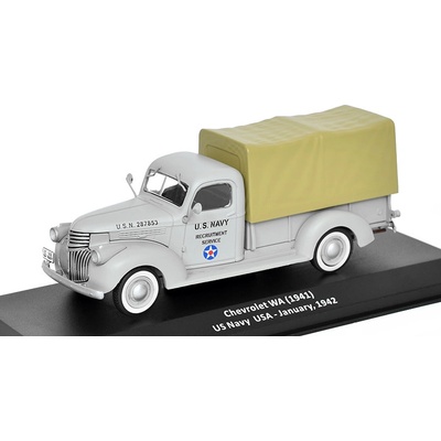 DeAgostini Chevrolet WA 1941 US Navy časopis Samochody Wojskowe s modelem 29 1:43