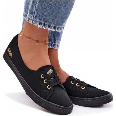Lee Cooper dámske šnurovacie tenisky LCW-26-02-4045L čierne