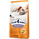 CLUB 4 PAWS Premium Indoor 4 in 1 For adult cats with lamb 14 kg