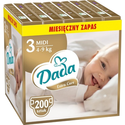 Dada Extra Care 3 Midi 4-9 kg 192 ks