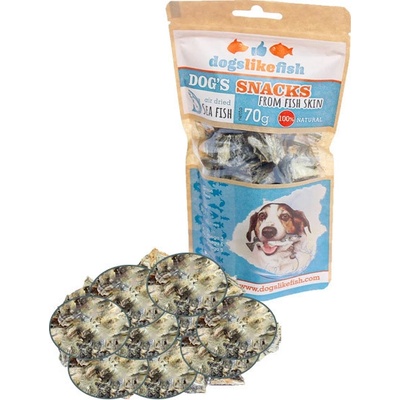 Dogs Like Fish Cod Fish Skin pamlsok pre psa 70 g