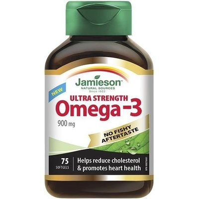 Jamieson Omega-3 ULTRA Strength 900 mg 75 kapsúl