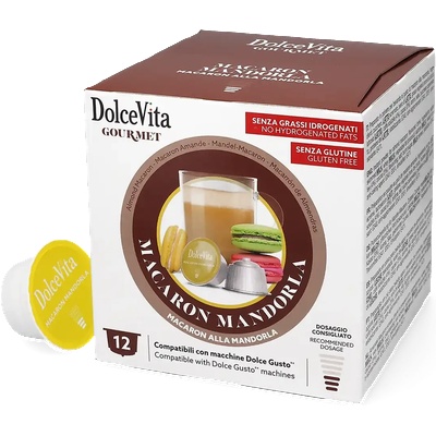 Dolce Vita | Макарон с бадеми - 12 капсули за Dolce Gusto