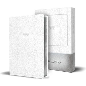 Biblia Católica En Espa? ol. Boda, Bautizo, Primera Comunión, Confirmación Y Cumplea? os. Caja Blanca Regalo / Catholic Bible. Spanish-Language, Leather | Biblia de América (ISBN: 9781644731635)