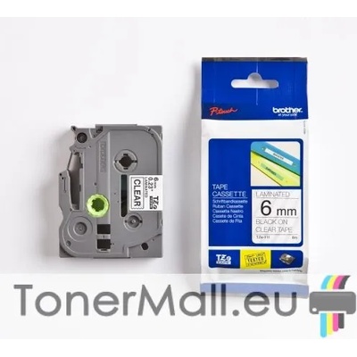 Brother Tape Black on Clear Brother TZ-111