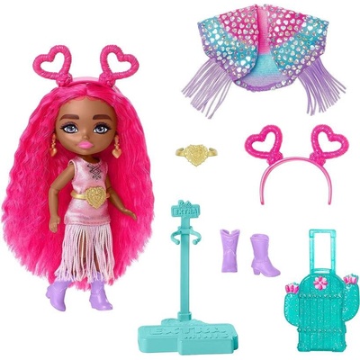 Mattel Barbie Extra minis ve festivalovém oblečku, HPB19