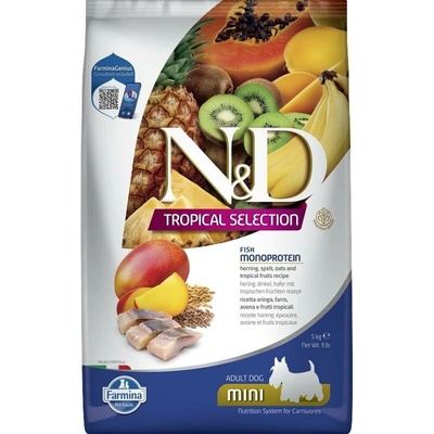N&D Tropical Selection Dog Adult Mini Ancestral Grain Herring 5 kg