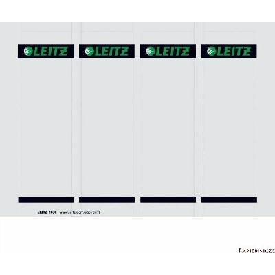 Chrbtové štítky potláčatelné pre zakladače Leitz 180° šírka chrbta 80 mm