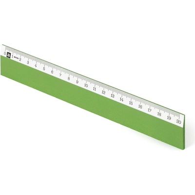 Metrie Scholar-W20HG Dřevěné pravítko zelené 20 cm