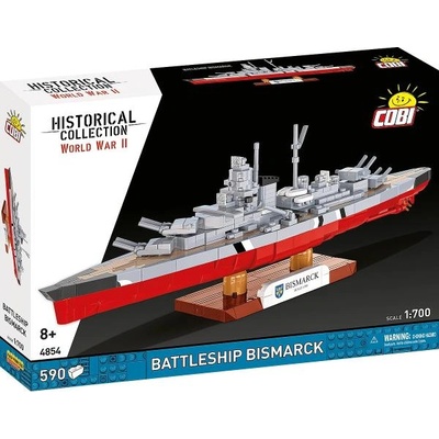 COBI 4854 Втората световна война Немски боен кораб Бисмарк 1: 700