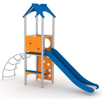 Playground System z nerezu so šmykľavkou 11054