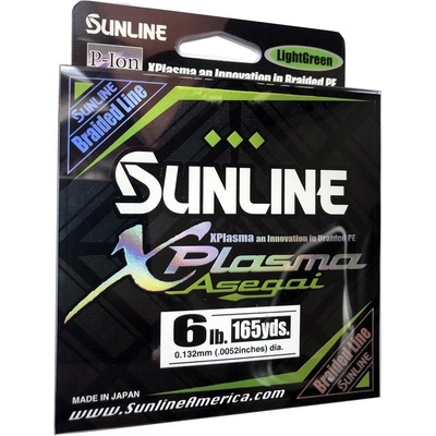 Sunline šnúra XPlasma Asegai 150m 0,132mm 2,7kg LGR