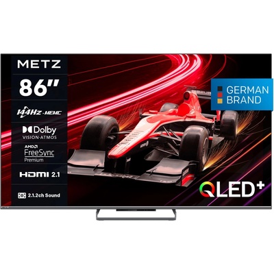 Телевизор METZ 86MQE8000Z, 86"(217 см), QLED, Google TV, 4K/UND, 144Hz (86MQE8000Z)